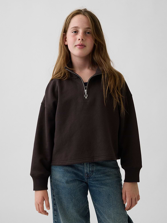 Kids VintageSoft Oversized Quarter-Zip Pullover