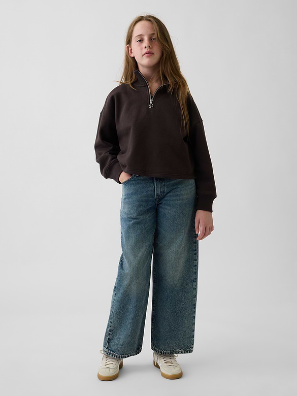Kids VintageSoft Oversized Quarter-Zip Pullover