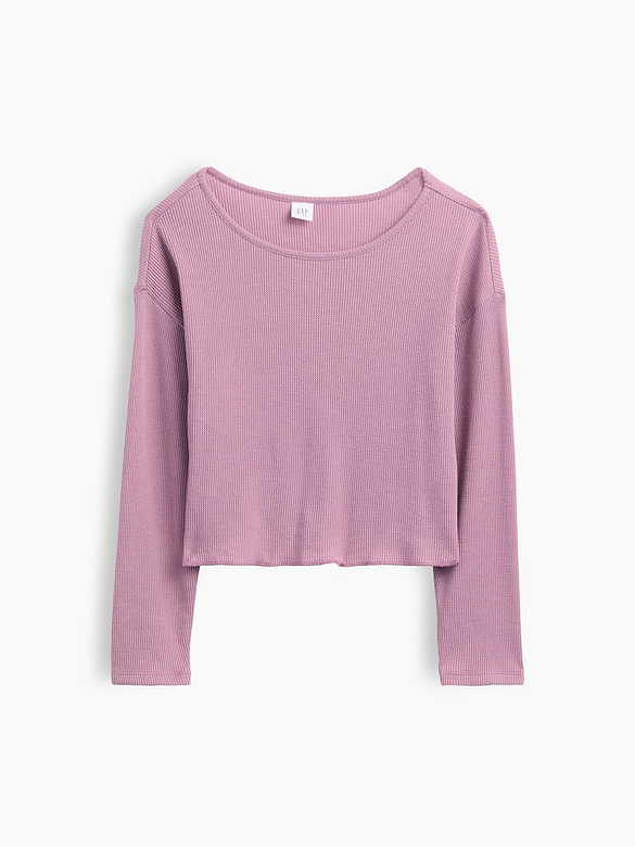 Kids Oversized Waffle T-Shirt