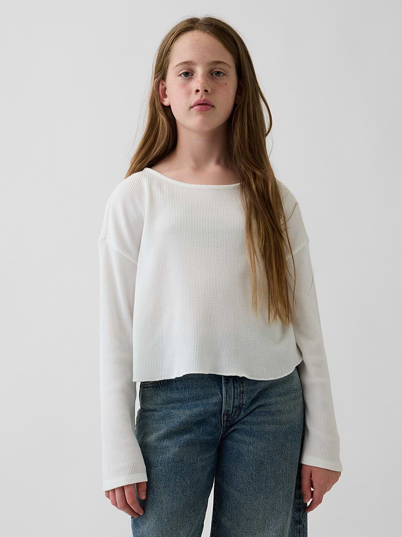 Kids Oversized Waffle T-Shirt