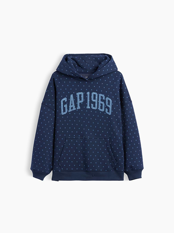 Kids VintageSoft Oversized Logo Hoodie