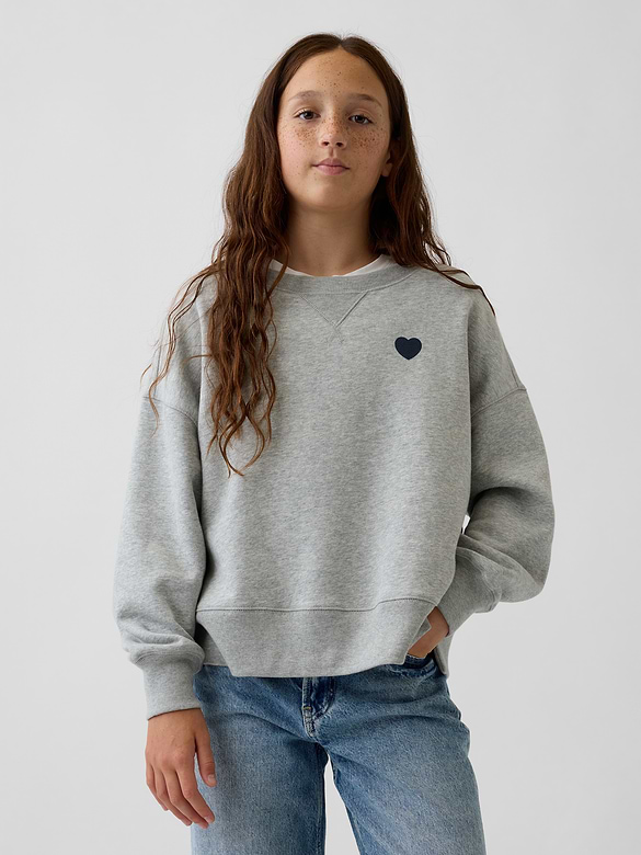 Kids VintageSoft Oversized Split-Hem Sweatshirt