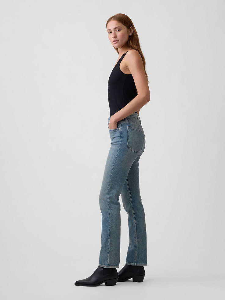 Image number 3 showing, High Rise '90s Slim Straight Jeans