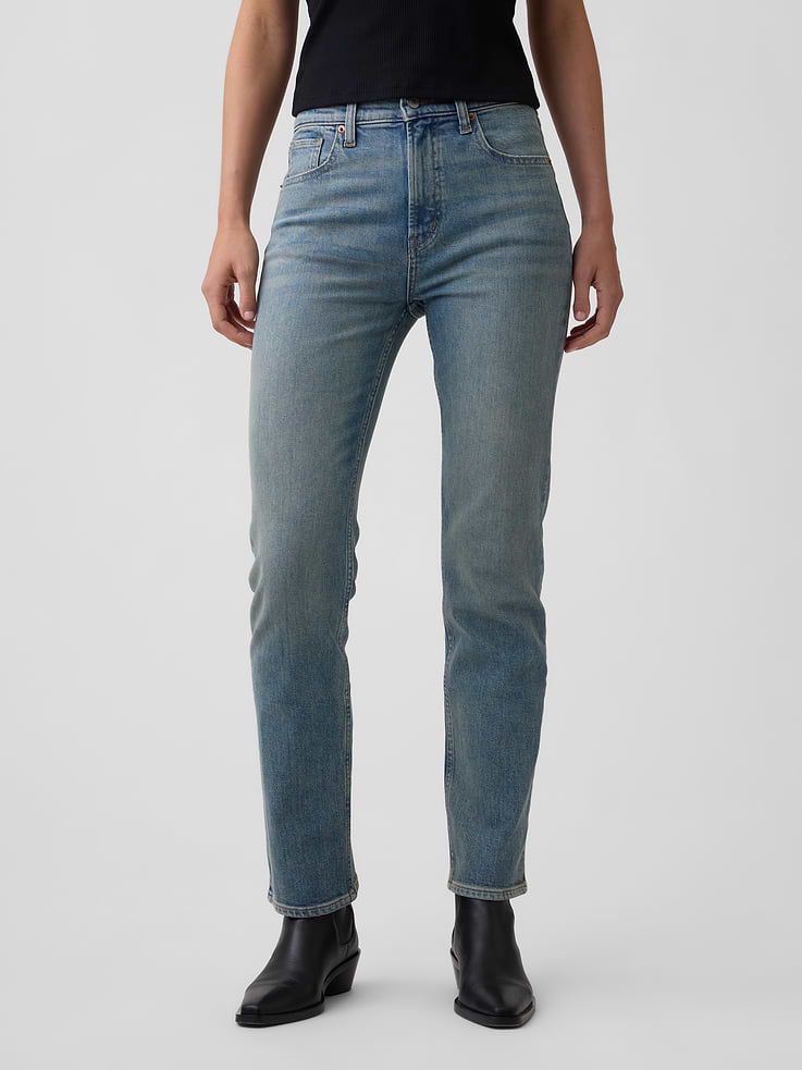 Image number 2 showing, High Rise '90s Slim Straight Jeans