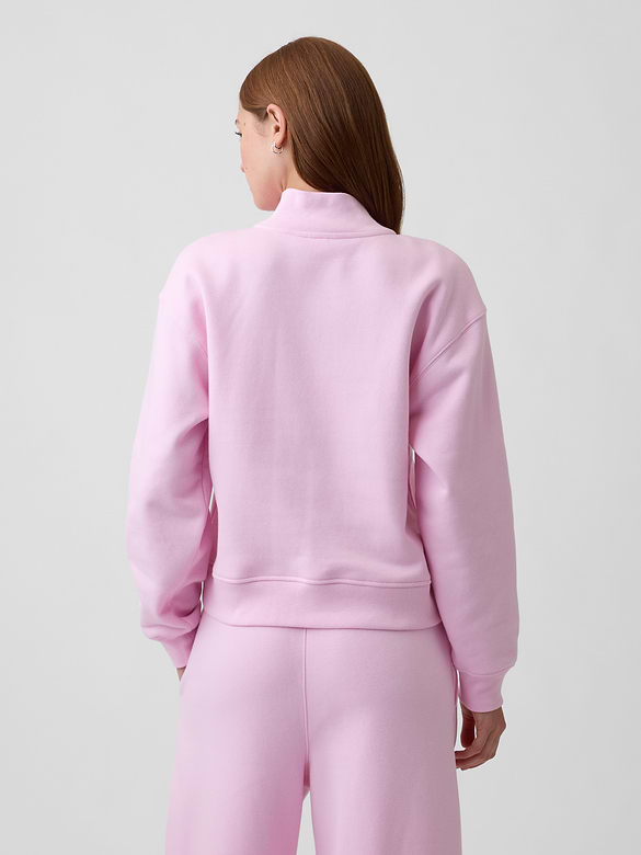 Relaxed Fleece Half-Zip Sweatshirt