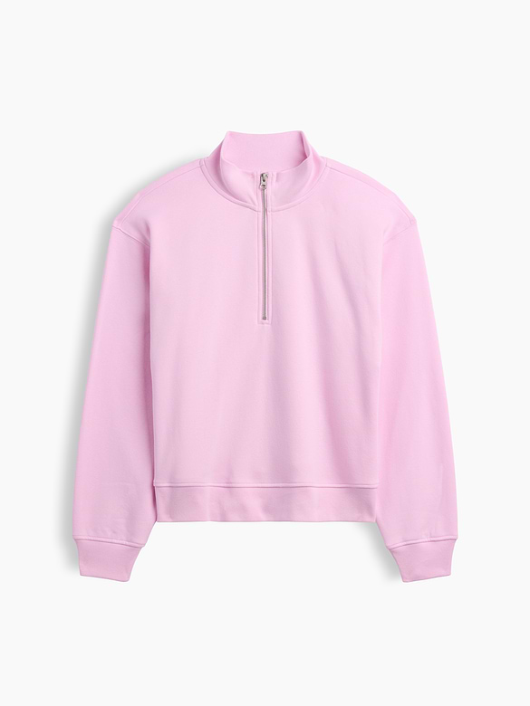 Relaxed Fleece Half-Zip Sweatshirt