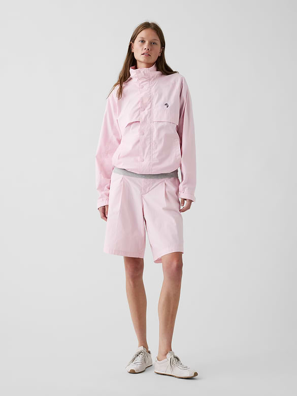 Gap × Malbon Textured Poplin Baggy Shorts