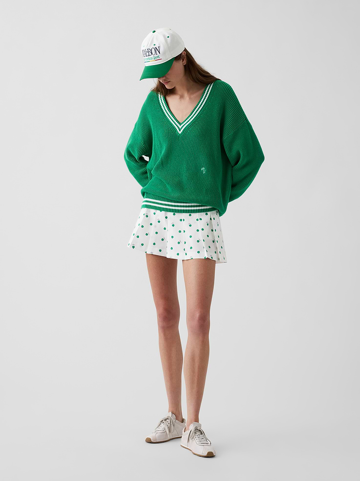 Image number 2 showing, Gap × Malbon 100% Cotton Oversized Sweater