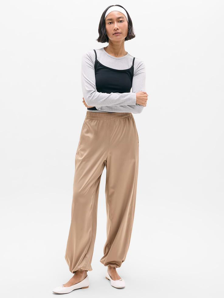 Image number 1 showing, Featherweight Satin Pant