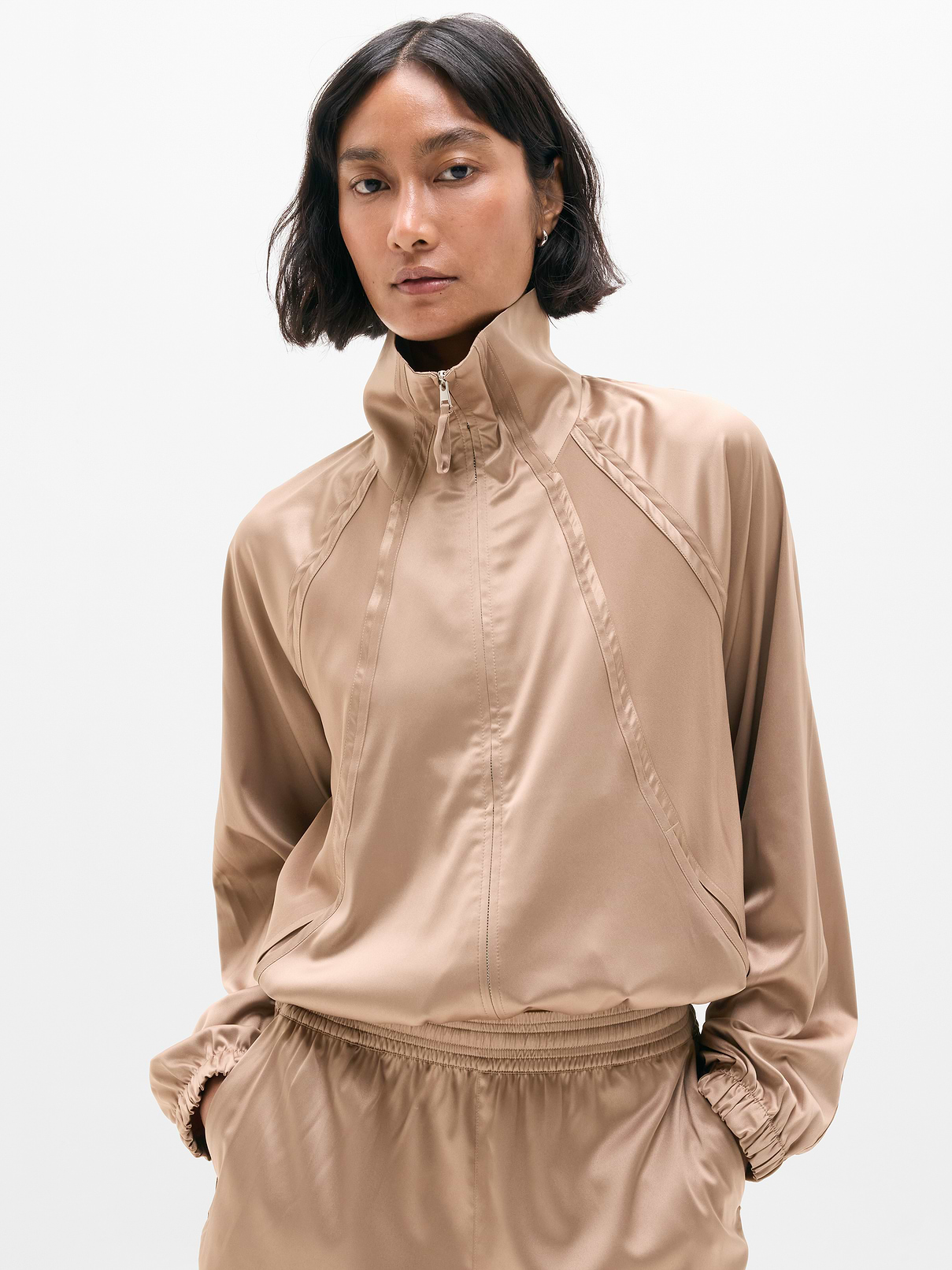 Image number 1 showing, Featherweight Satin Jacket