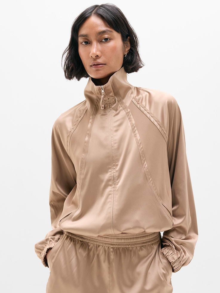 Image number 1 showing, Featherweight Satin Jacket