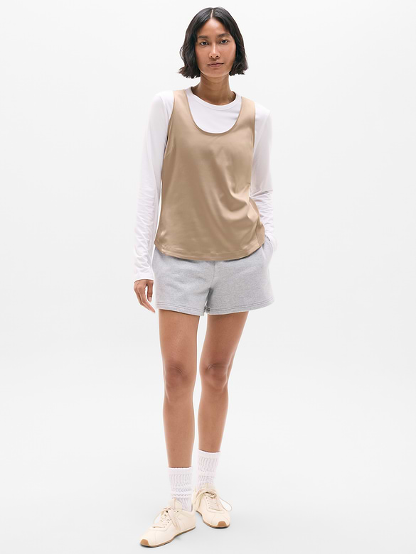 Featherweight Satin Tank