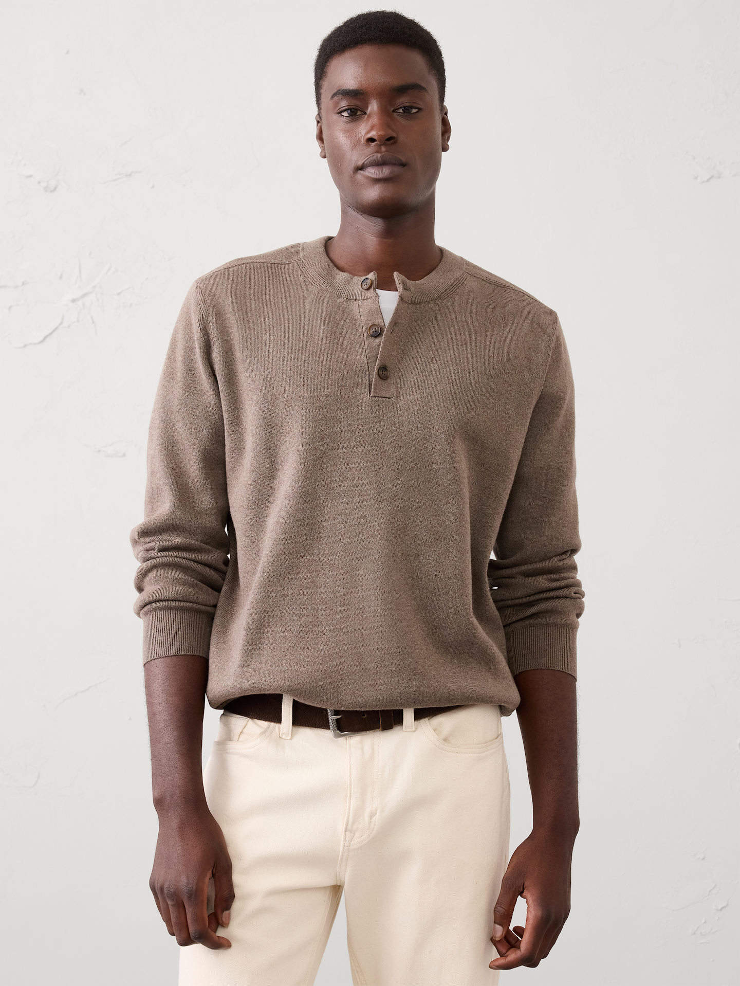 Image number 1 showing, Sweater Henley
