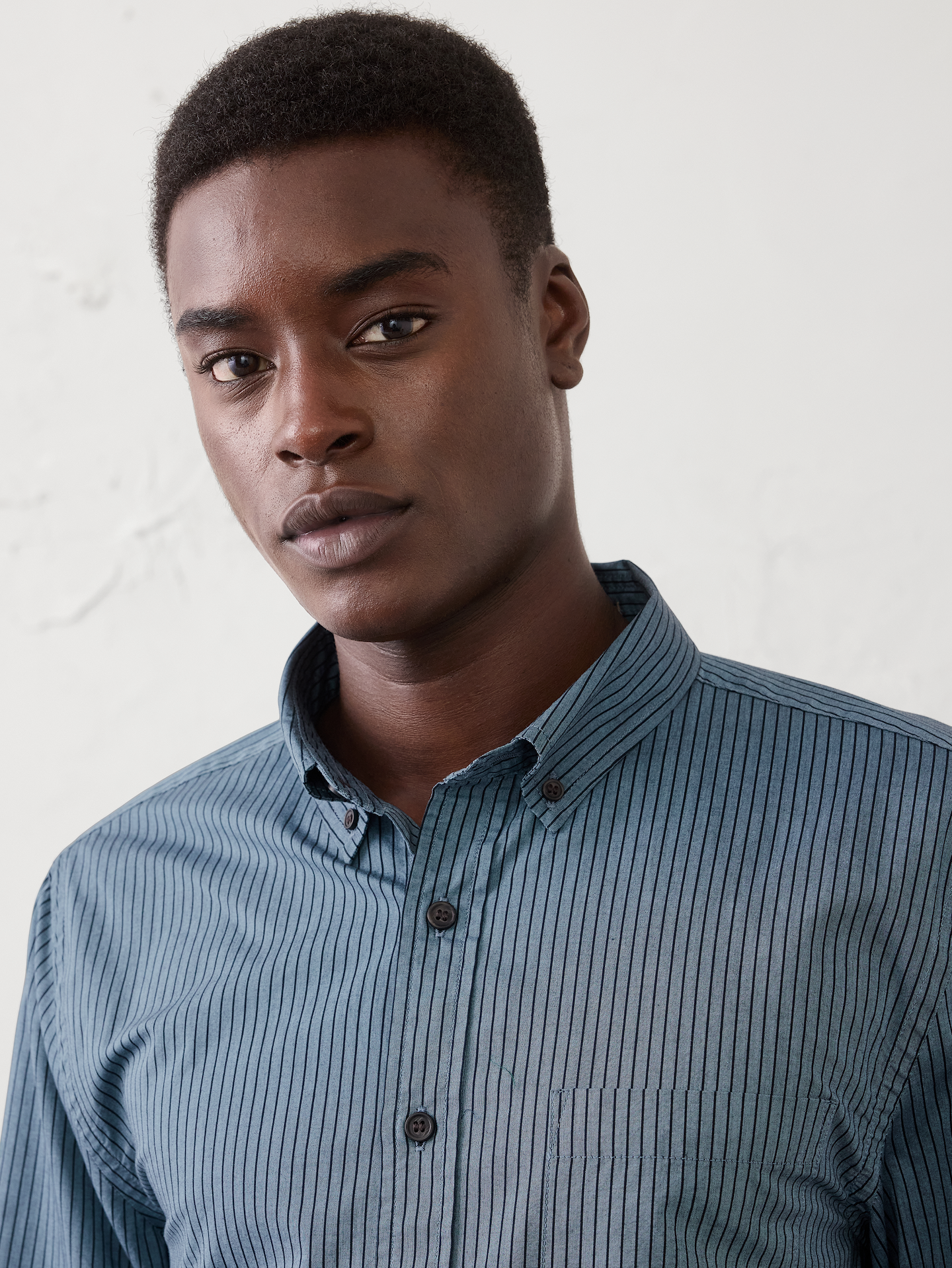 Image number 3 showing, Slim-Fit Softwash Cotton Shirt