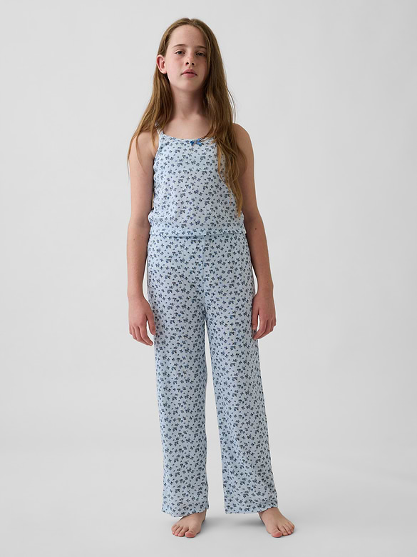 Kids Recycled Pointelle Tank PJ Set