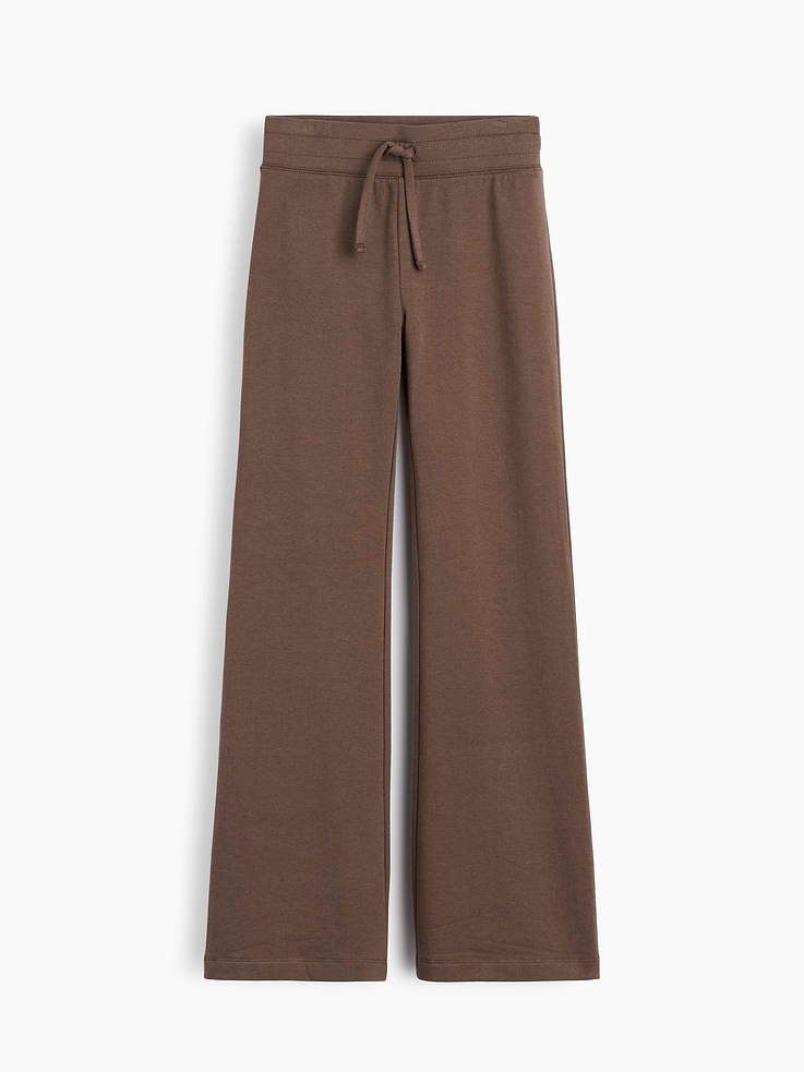 L'image numéro 2 présente Pantalon évasé en jersey bouclette de modal pour Enfant