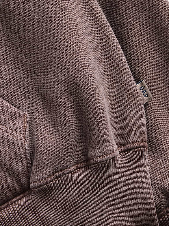 Kids VintageSoft Oversized Logo Zip Hoodie