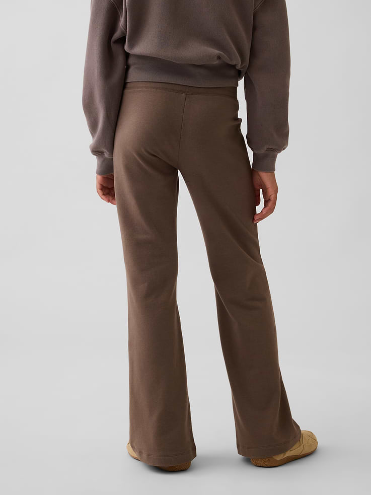 L'image numéro 4 présente Pantalon évasé en jersey bouclette de modal pour Enfant