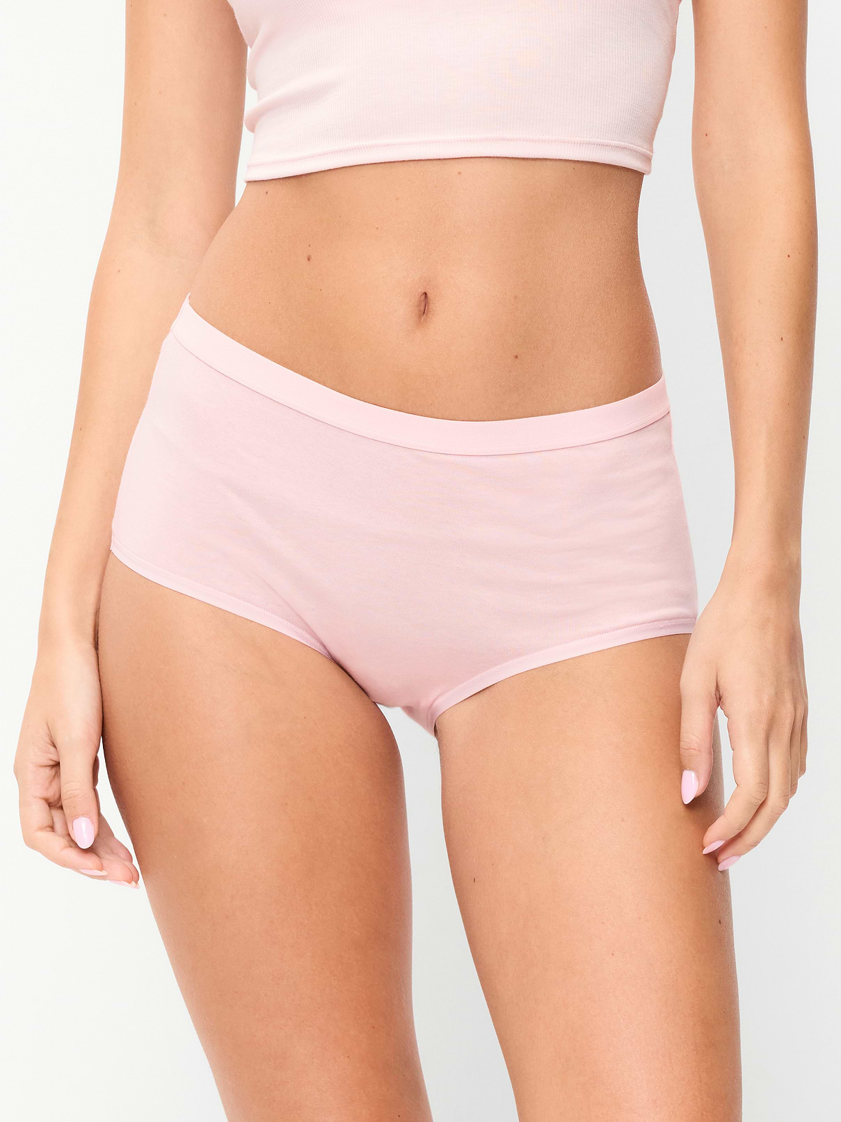 Image number 2 showing, High-Waisted Everyday Brief Cotton Underwear 6-Pack