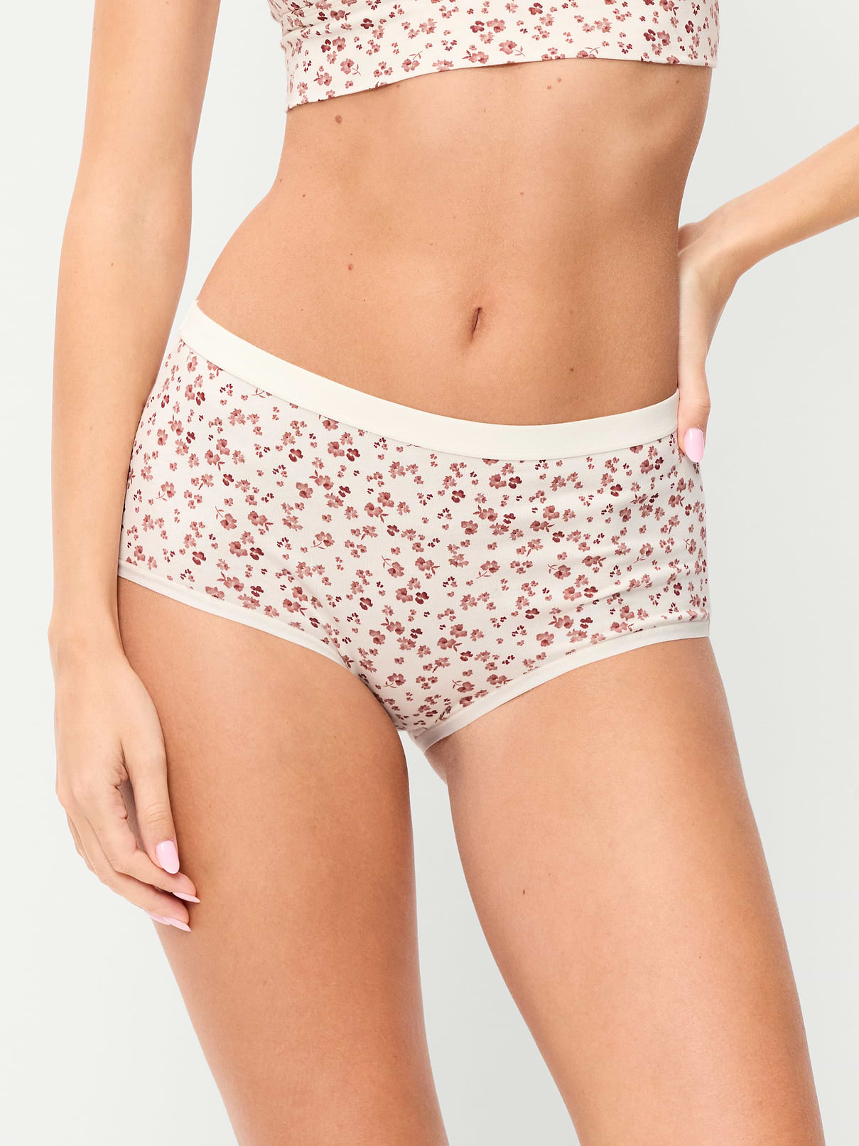 Image number 1 showing, High-Waisted Everyday Brief Cotton Underwear