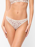 Image number 1 showing, Mid-Rise Everday Cotton Thong