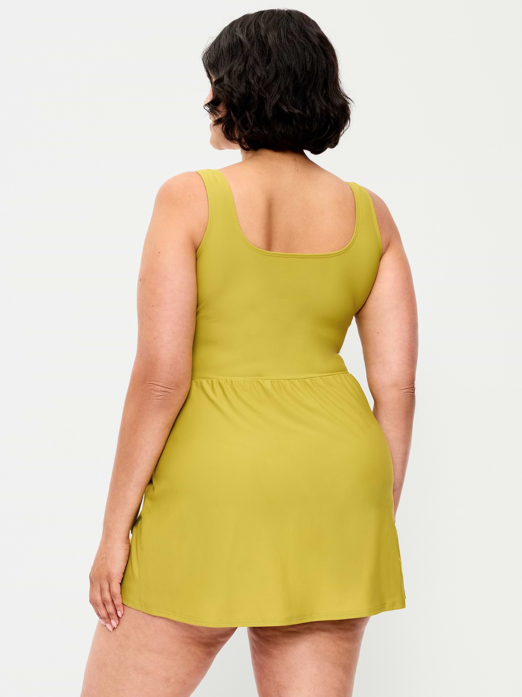 Image number 8 showing, Matte Side-Tie Swim Dress