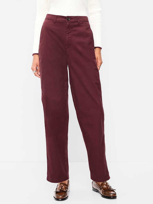 High-Waisted OGC Chino Tapered Straight Pants