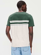 L'image numéro 2 présente T-shirt ras du cou à rayures