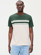 L'image numéro 1 présente T-shirt ras du cou à rayures