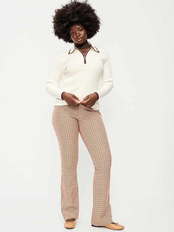 High-Waisted Pixie Flare Pants