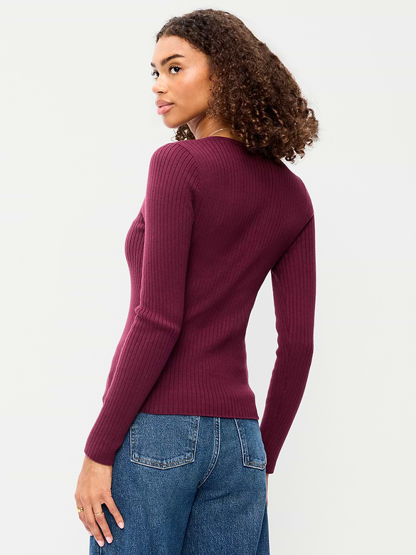 SoSoft Lite Crew-Neck Long-Sleeve Ribbed Top