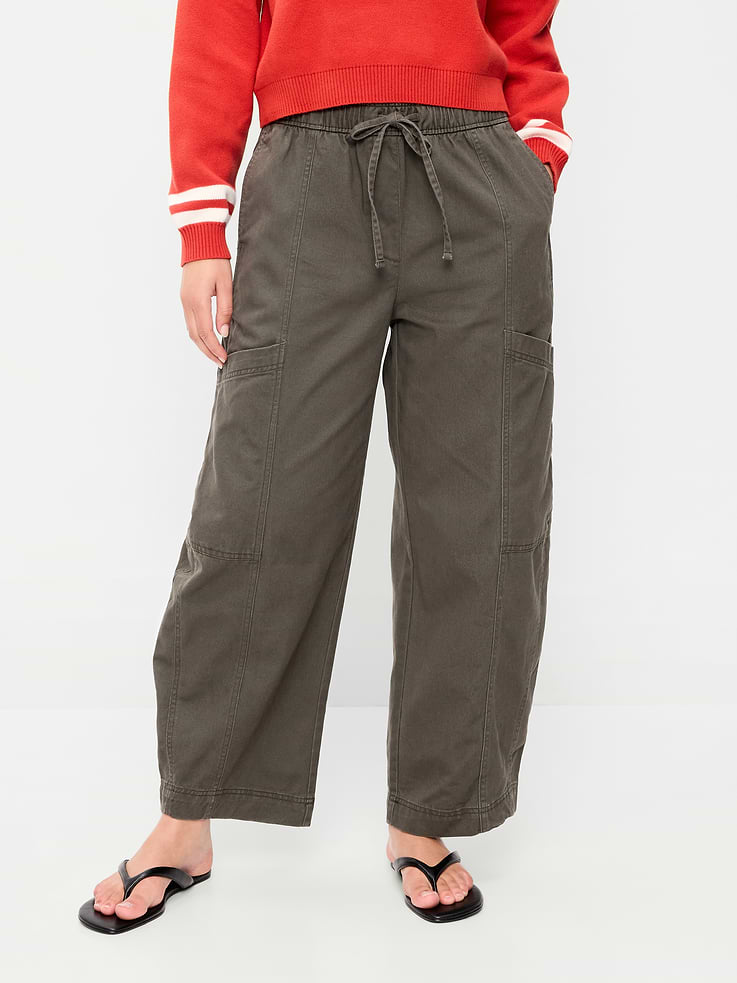 L'image numéro 2 présente Pantalon utilitaire à taille mi-basse extensible