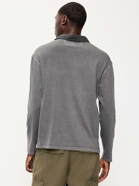 Long-Sleeve Rugby Polo