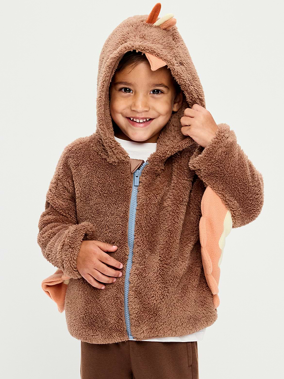 Sherpa Critter Unisex Hooded Jacket for Toddler