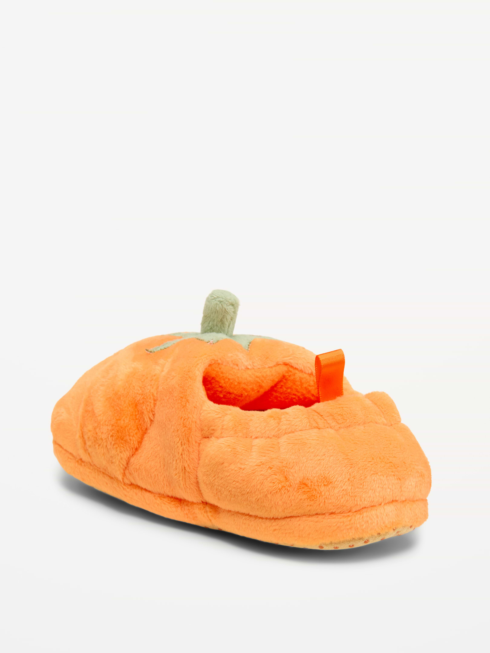 Image 3 de 4, Pantoufles en velours à motif de citrouilles pour tout-petit