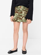 Image number 1 showing, Pleated Utility Twill Skirt for Girls