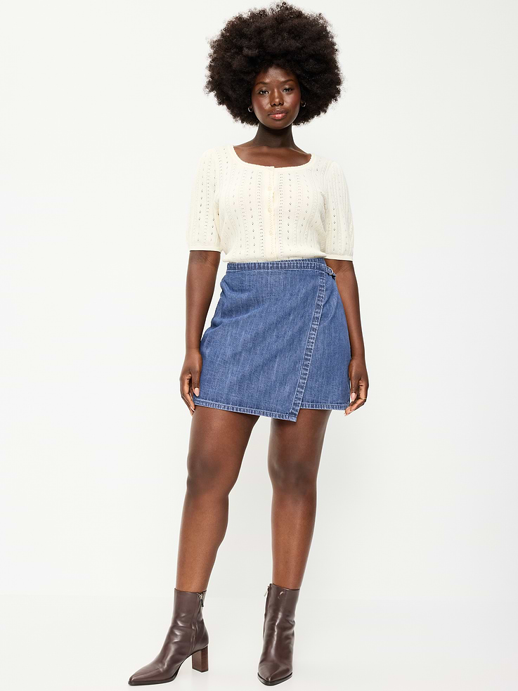 Image number 5 showing, Mini Wrap Skirt