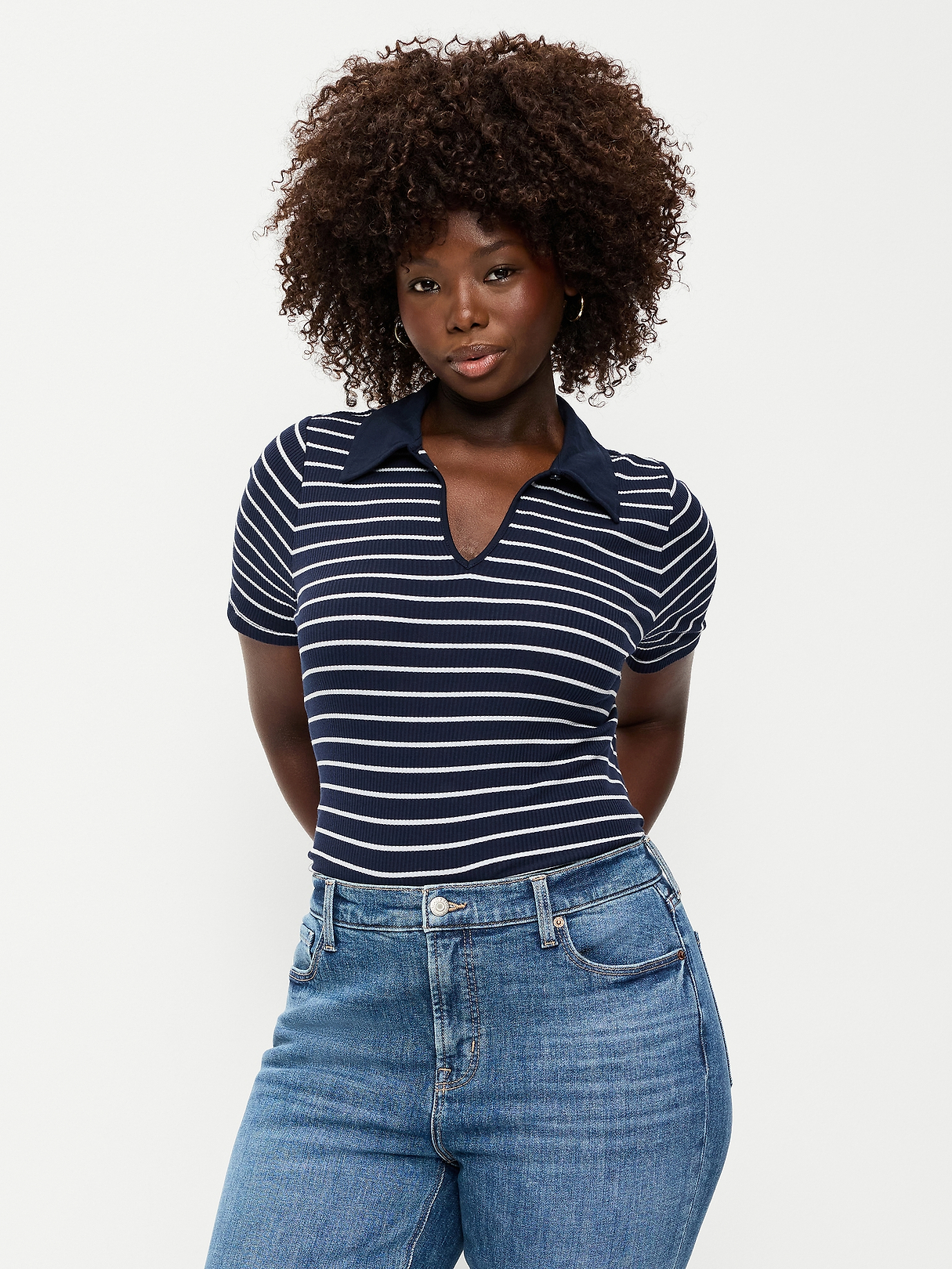 Keyhole Polo Top | Old Navy