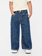Image number 2 showing, Super Baggy Wide-Leg Jeans for Toddler Girls