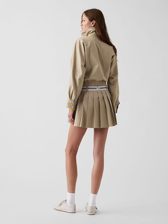Gap × Malbon Pleated Twill Mini Skort