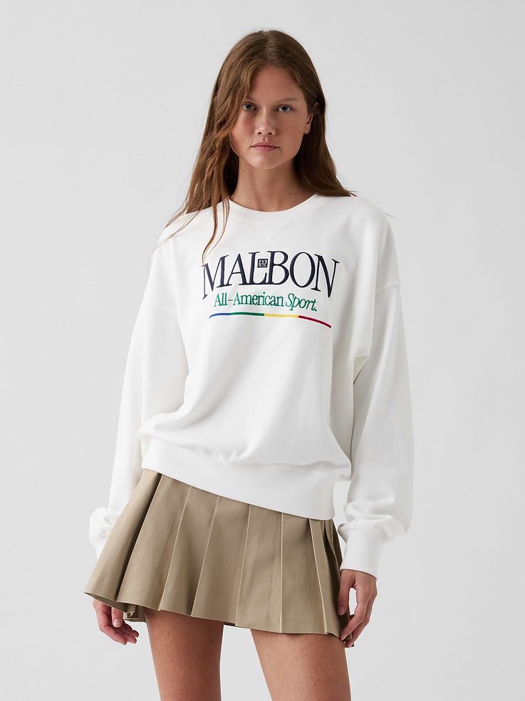 Image number 4 showing, Gap × Malbon Heavyweight Logo Sweatshirt