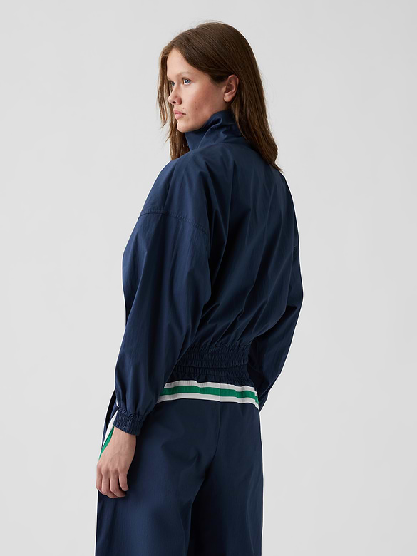 Gap × Malbon Textured Poplin Windbreaker
