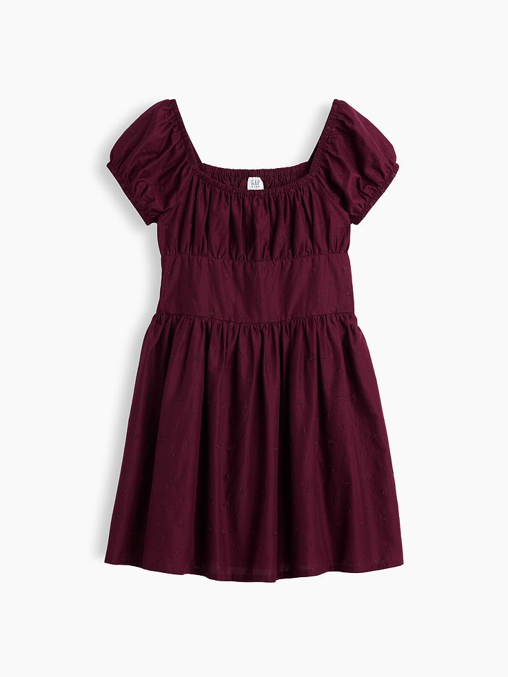 Image number 2 showing, Kids Puff-Sleeve Dress
