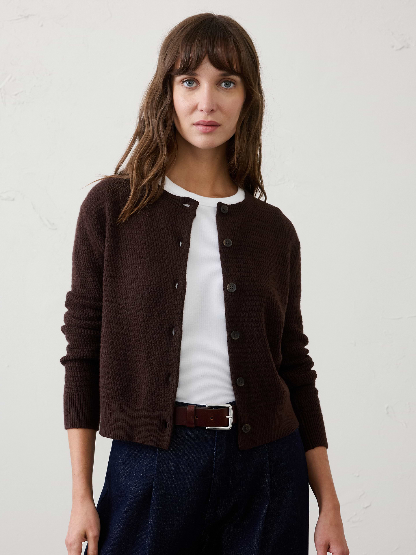 Image number 1 showing, Textured Cardigan Sweater