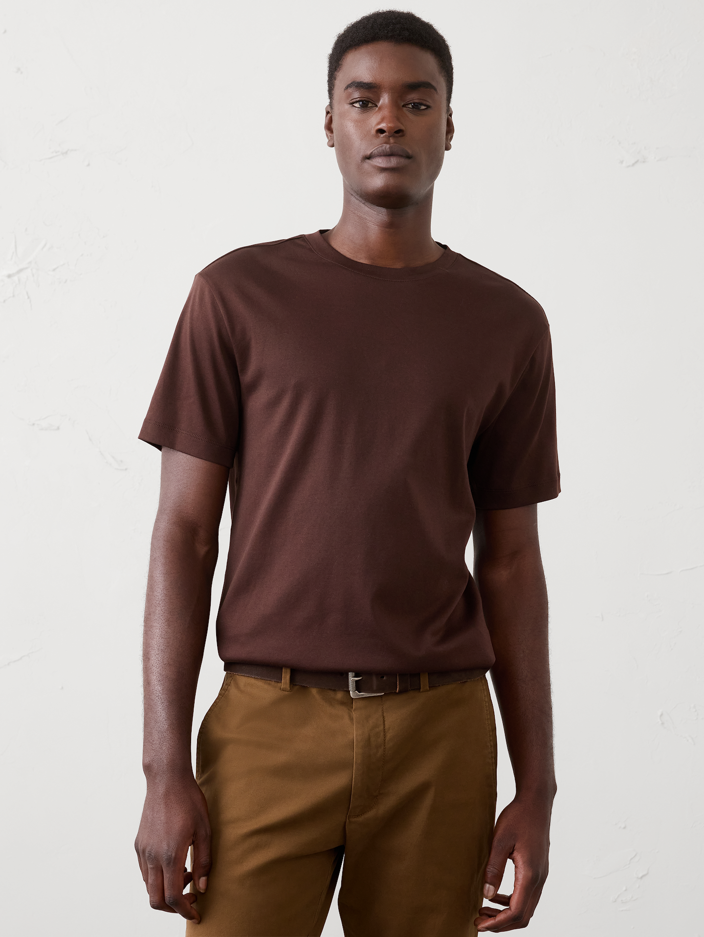 Image number 1 showing, Luxe Touch Crew-Neck T-Shirt
