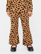 L'image numéro 2 présente Legging évasé côtelé à motif pour toute-petite