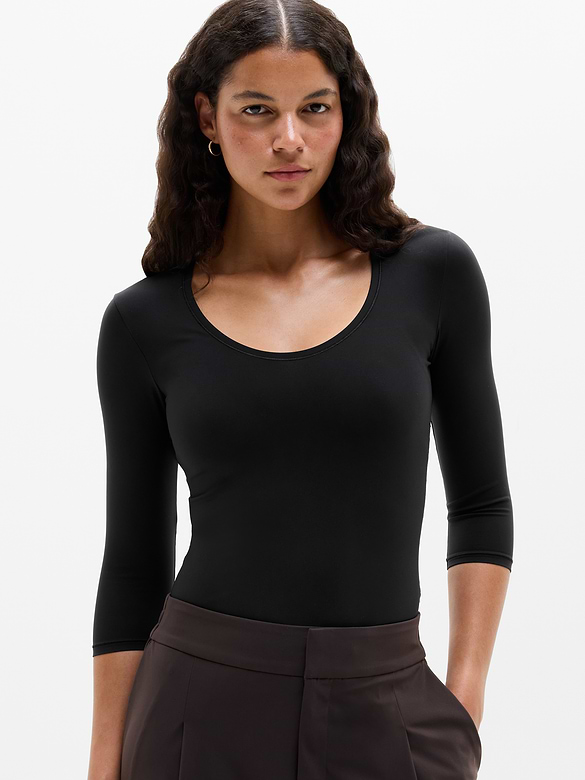 Bodymove Scoop Midi Sleeve Tee