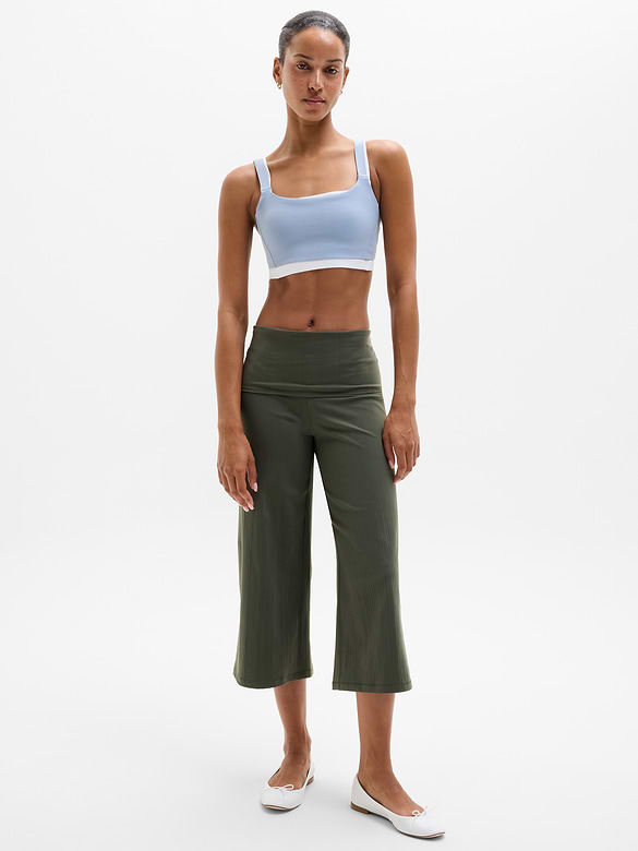 Eternity Rib Crop Wide Leg