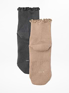 Image number 3 showing, Athleta Ruffle Everyday Quarter Crew Sock 2-Pack