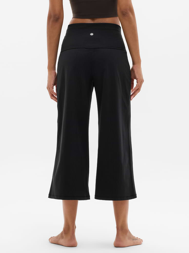 Image number 3 showing, Eternity Rib Crop Wide Leg